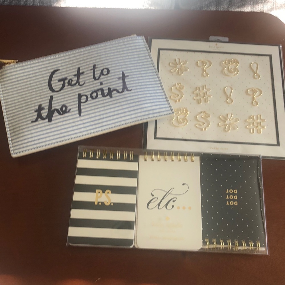 Kate Spade office set NWT NEVER USED